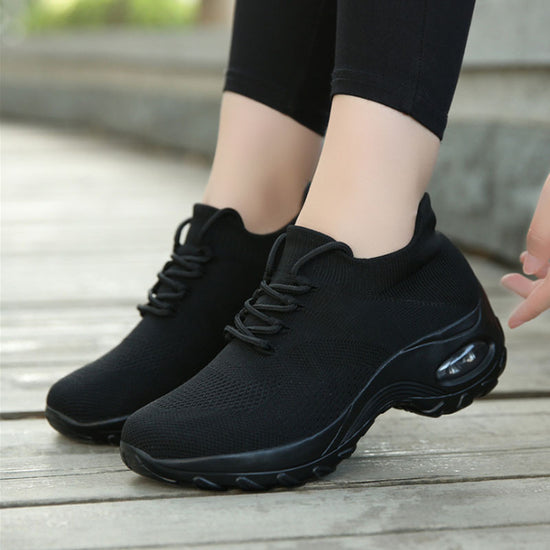 Sports Women Flying Knit Sock Shoes