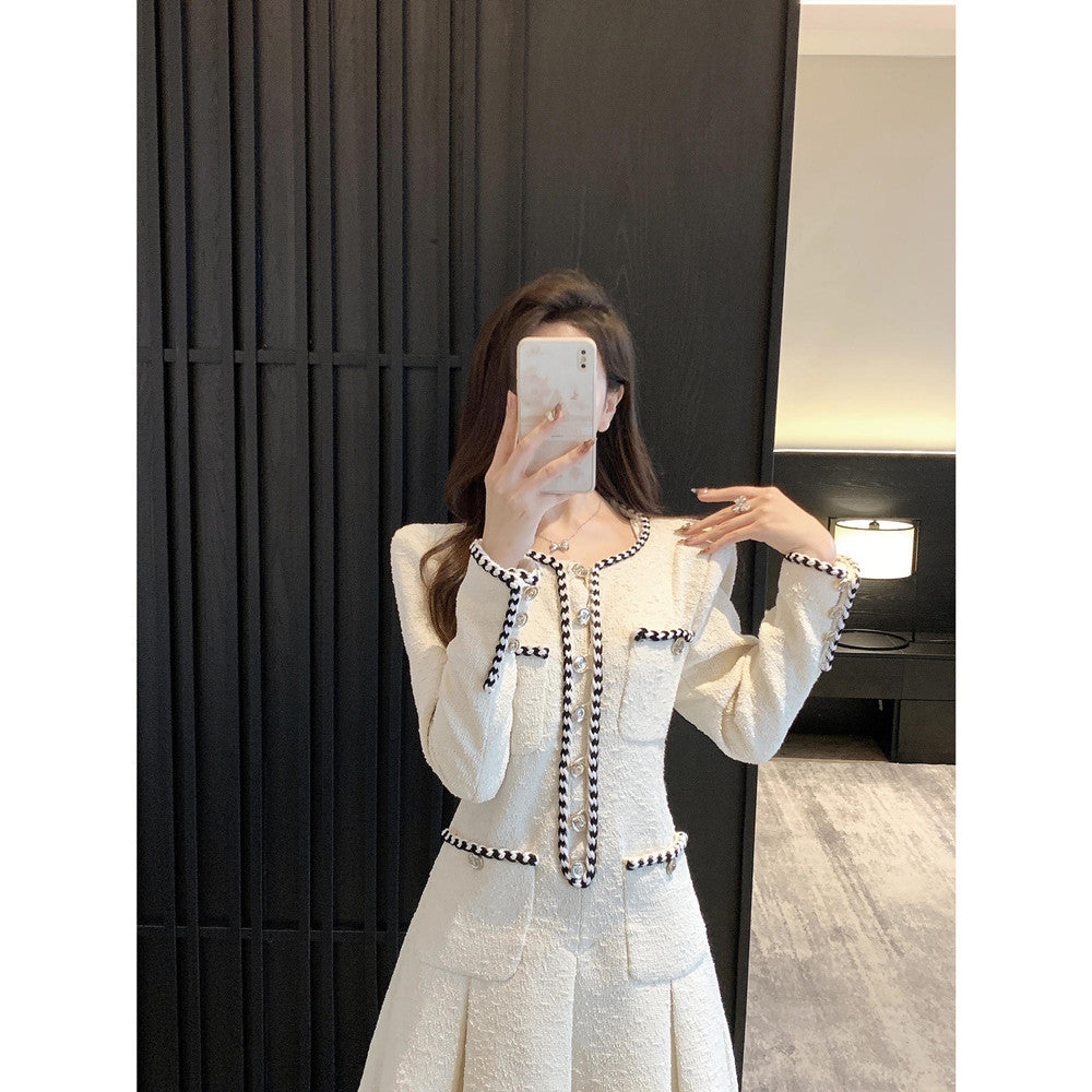 Women's French-style Tweed Dress