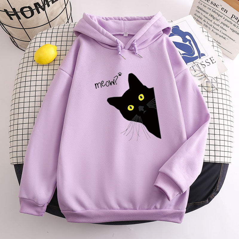 Teen Candy-colored Sweater  Purple Cute