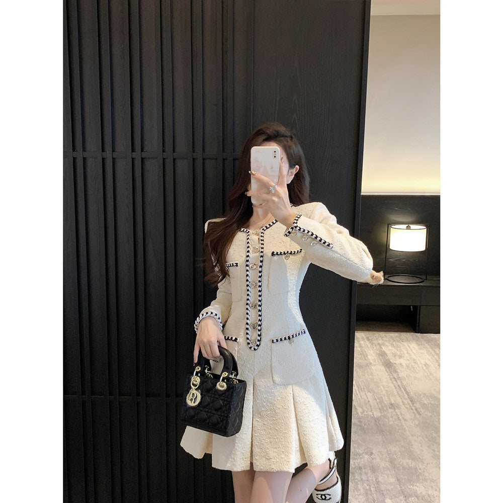 Women's French-style Tweed Dress