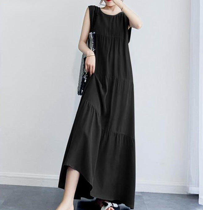 Artistic Temperament Cotton And Linen Casual Dress