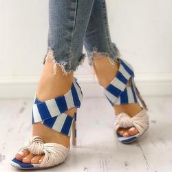European and American style color matching stiletto shoes