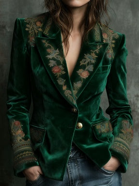 Casual Retro Stand Collar Coat