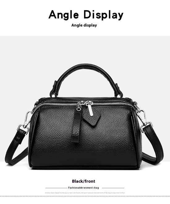 Leather Large Capacity Shoulder Crossbody Bag