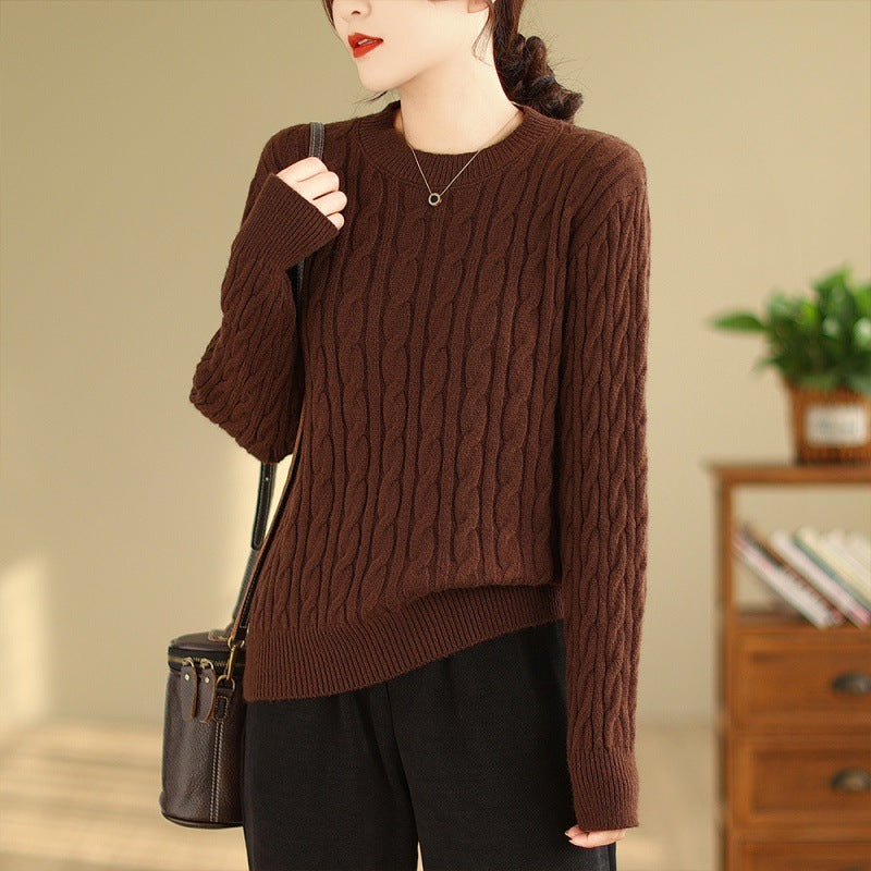 Western Style Outer And Inner Wear All-match Sweater