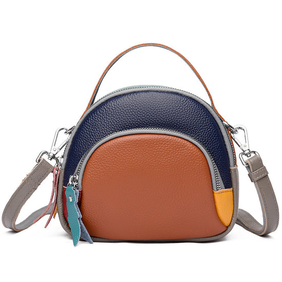 Hand-held Crossbody First Layer Cowhide Leather Single-shoulder Bag