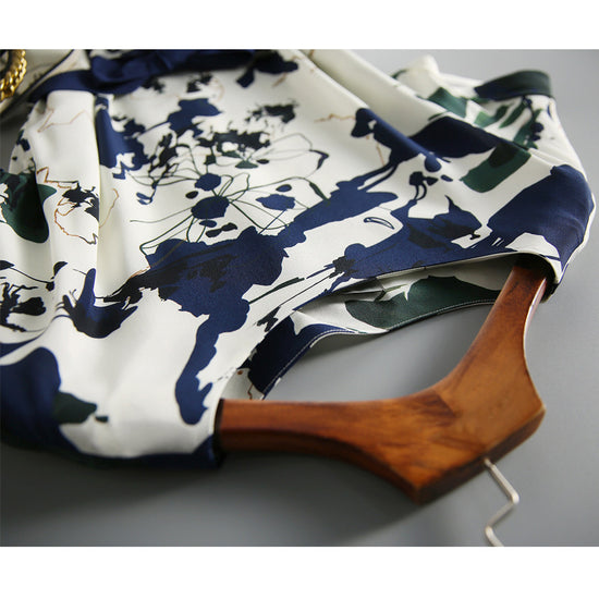 Women's Japanese Light Luxury Print Dress