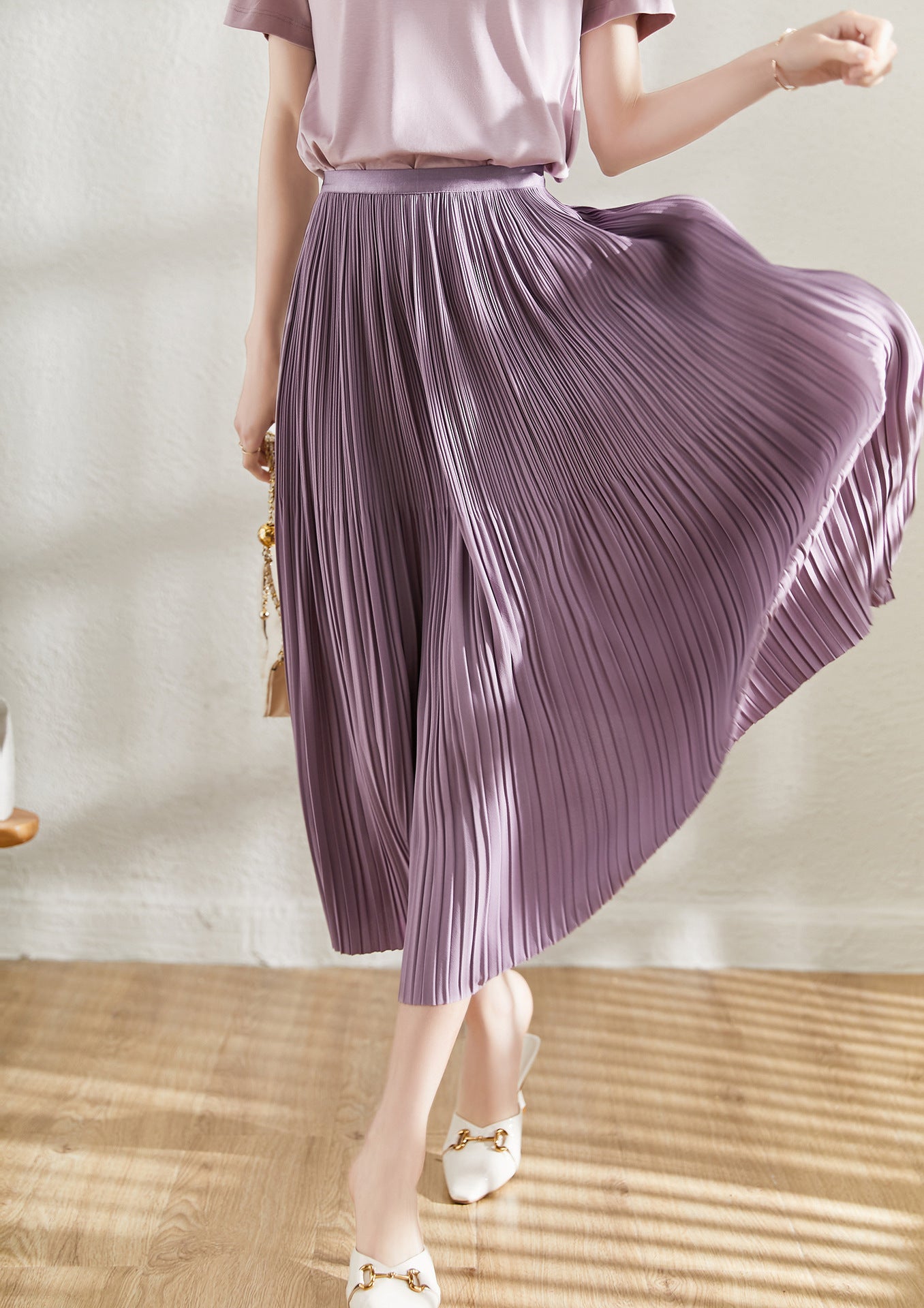 Women's Delicate Artistic Pleated Skirt