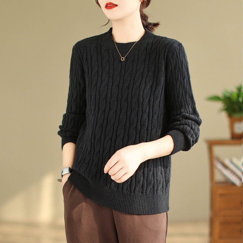 Western Style Outer And Inner Wear All-match Sweater