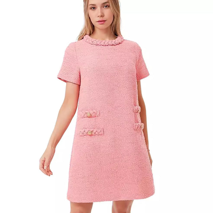 Women's Tweed Jack Dress Tight