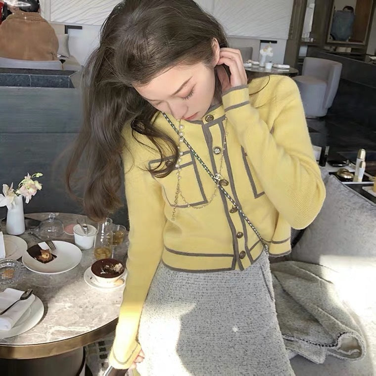 Short Knit Cardigan Thin Loose Loose Thin Sweater Coat Women