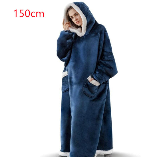 Winter TV Hoodie Blanket Winter Warm Home Clothes Women Men