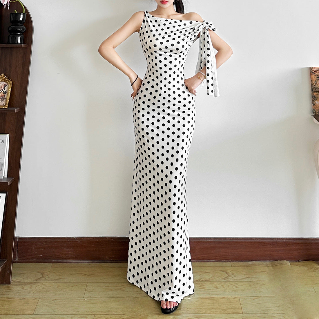 Women's Clothing French Sexy Elegant Slim-fit Sheath Dress