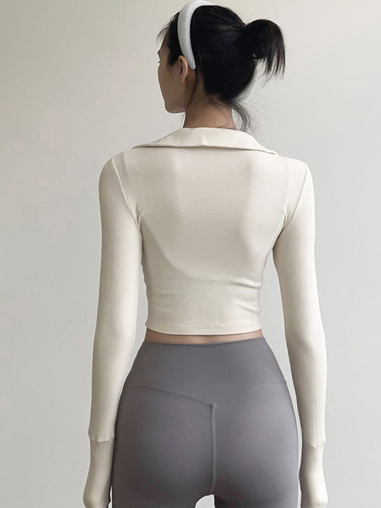 Autumn And Winter Yoga Jacket Running Quick-drying Long Sleeve