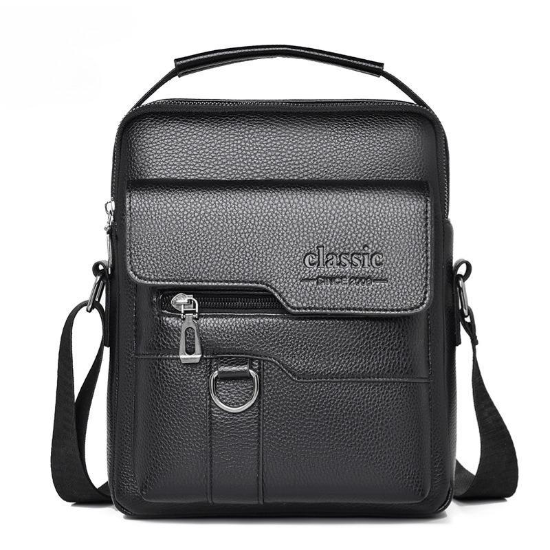 Men's Crossbody/Single Shoulder Retro Trendy Textured Bag