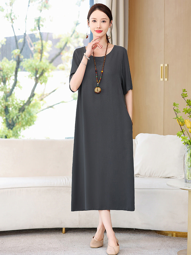 Middle-aged Mom Dress Homewear Outerwear