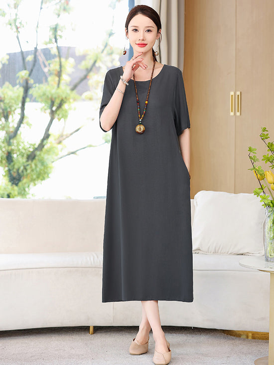 Middle-aged Mom Dress Homewear Outerwear