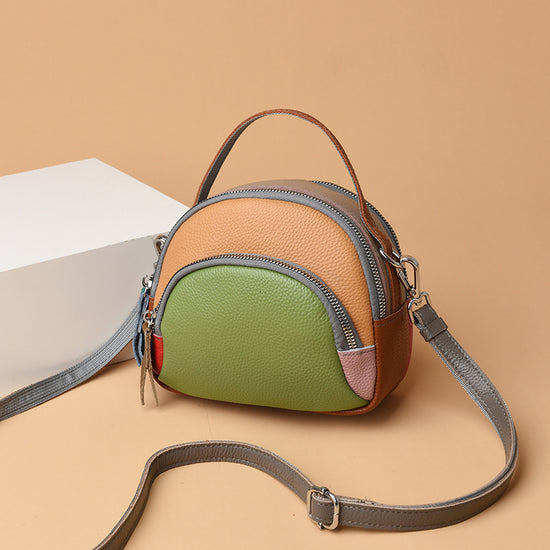 Hand-held Crossbody First Layer Cowhide Leather Single-shoulder Bag