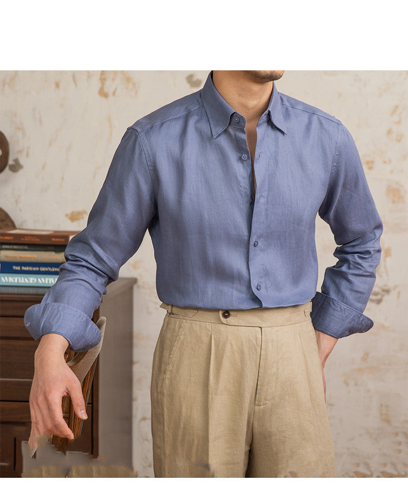 Linen Thin Long Sleeve Shirt