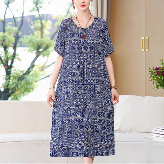 Middle-aged Mom Dress Homewear Outerwear