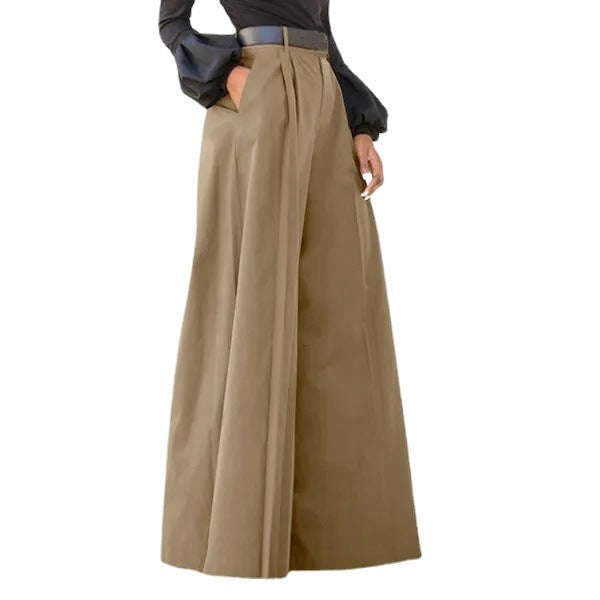 High Waist Wide Leg Trousers Bell-bottom Pants Fashion Elegant Party