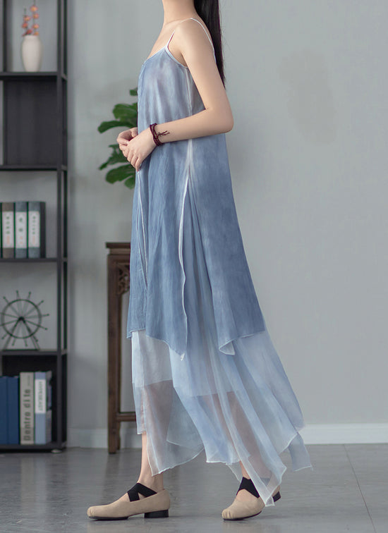 Fashion Spray Dyed Suspender Skirt Base Dress