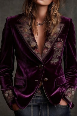 Casual Retro Stand Collar Coat