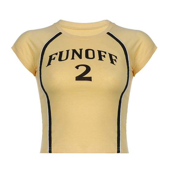 Slim-fit Basic Simple T-shirt Top
