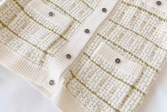 Lazy Style Cardigan Jacket Medium Length