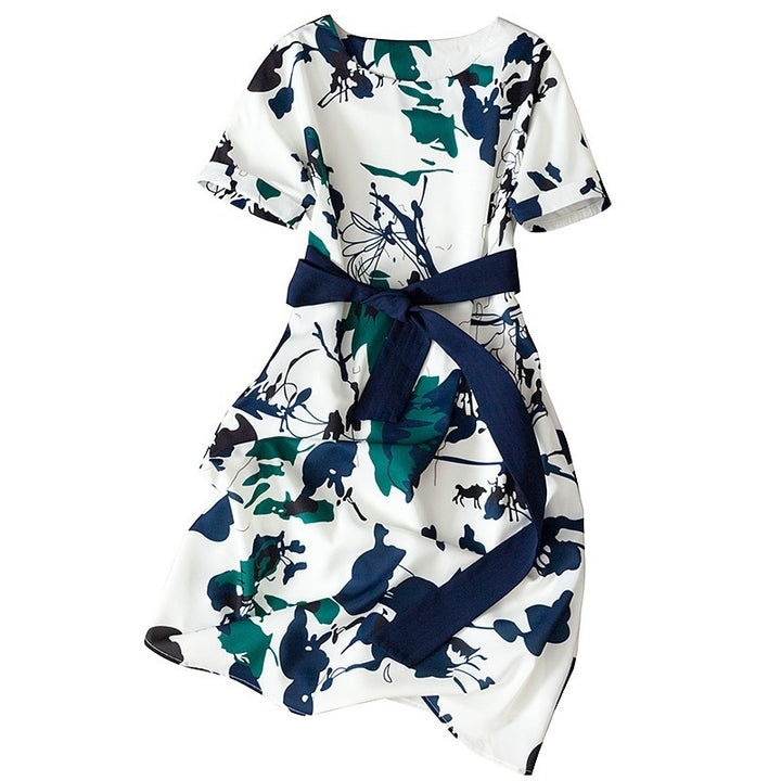 Women's Japanese Light Luxury Print Dress