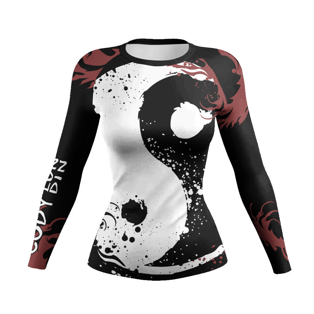 Women's Workout Clothes Slim Fit Clothes Long Sleeve Top