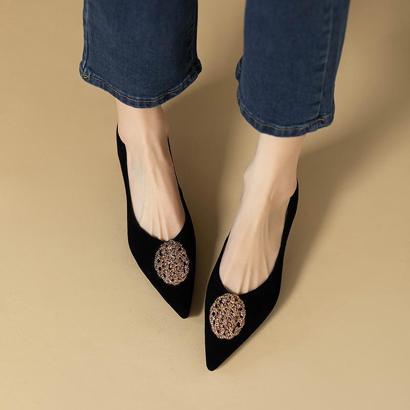 New French Style Women's Stiletto Pointed-toe Shoes