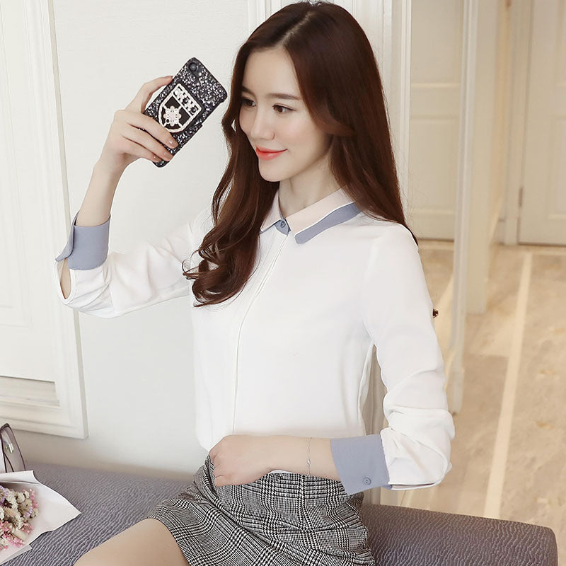 Ladies chiffon shirt