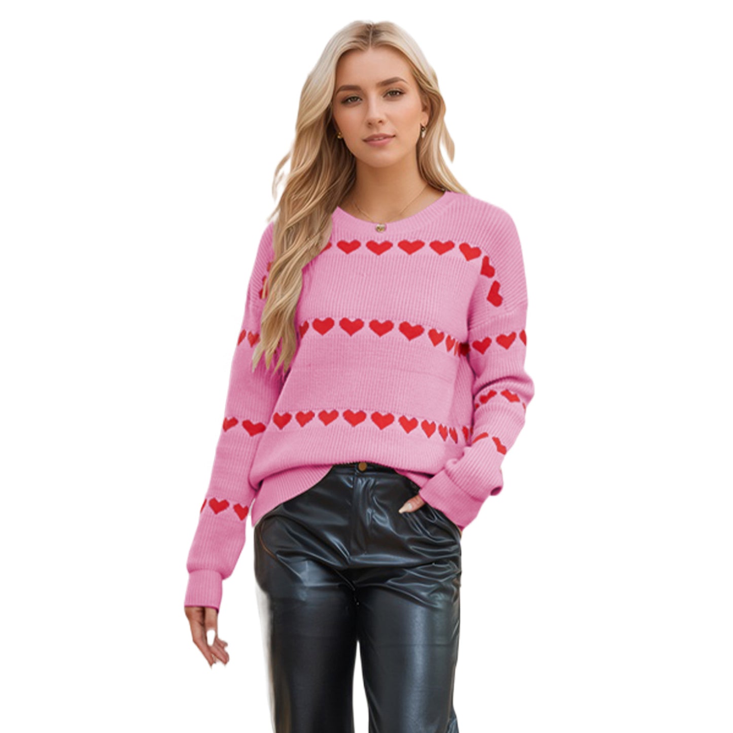 Valentine's Day Love Pullover Women's Knitwear