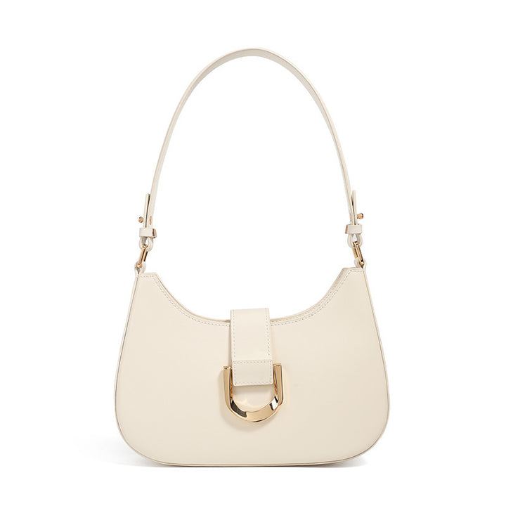 Special-interest Design High-grade Cowhide Baguette Bag
