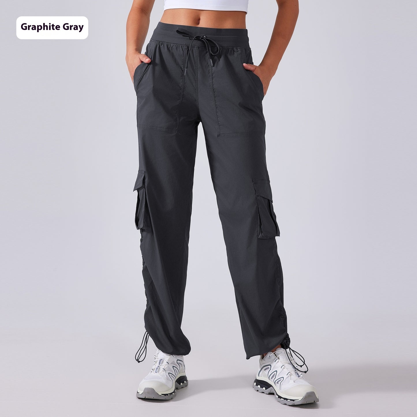 Multi-pocket Wide-leg Workwear Casual Pants