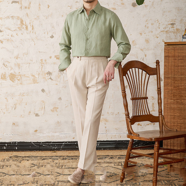 Linen Thin Long Sleeve Shirt