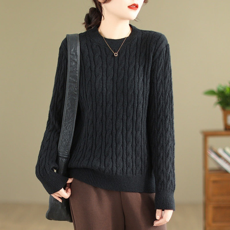 Western Style Outer And Inner Wear All-match Sweater