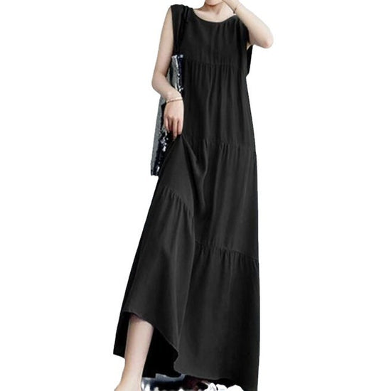 Artistic Temperament Cotton And Linen Casual Dress