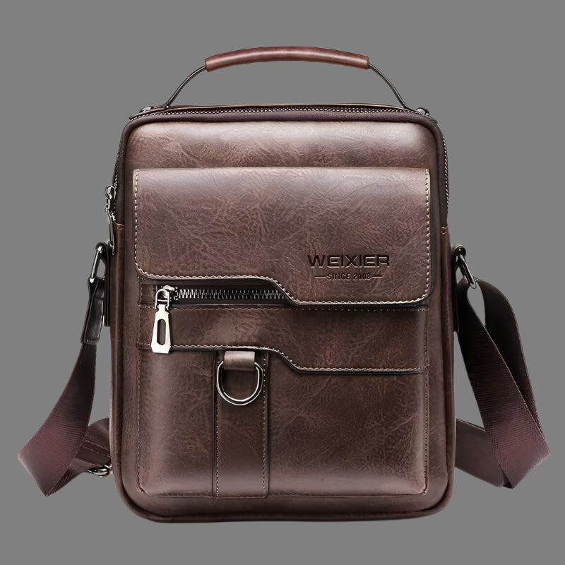 Men's Crossbody/Single Shoulder Retro Trendy Textured Bag