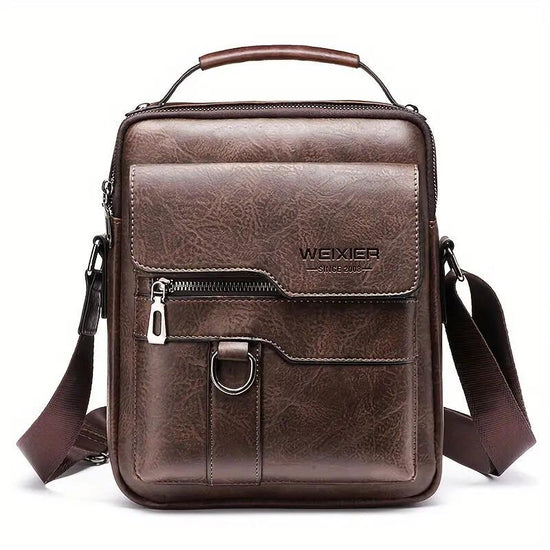 Men's Crossbody/Single Shoulder Retro Trendy Textured Bag