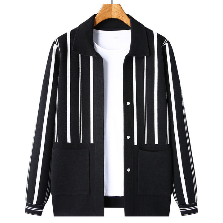 Knitwear Coat Middle-aged Men's Business Casual
