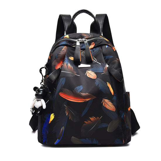 Oxford Cloth high-capacity women's backpack