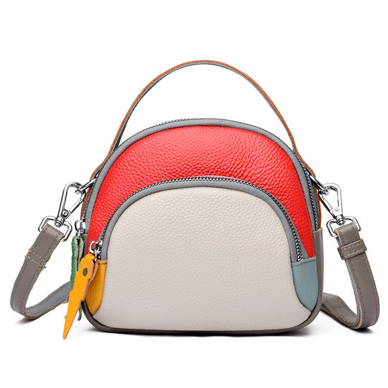 Hand-held Crossbody First Layer Cowhide Leather Single-shoulder Bag