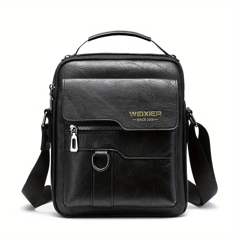 Men's Crossbody/Single Shoulder Retro Trendy Textured Bag