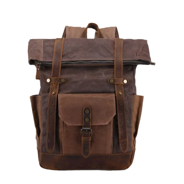 Vintage Oil Wax Waterproof Canvas Traveling Bag