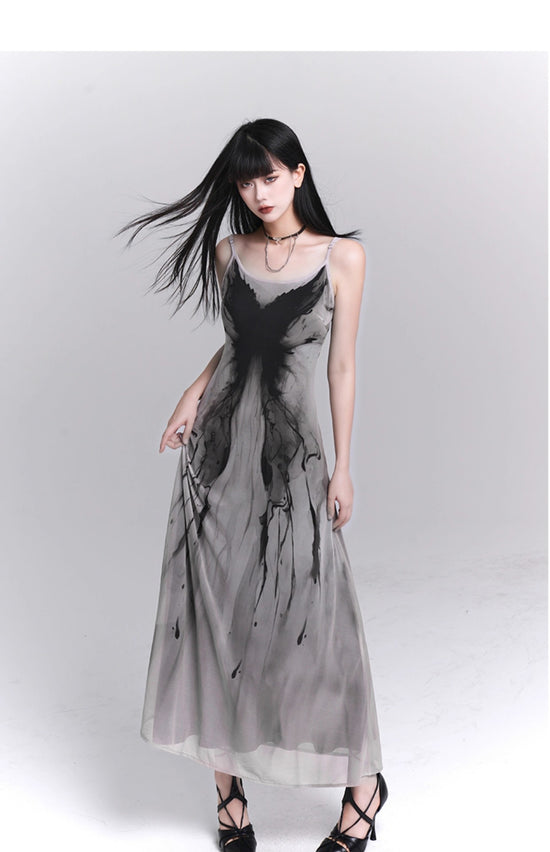 Women's Suspender Dress Cold Niche