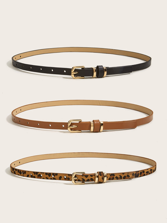 Retro Thin All-match Pin Buckle Small Belt