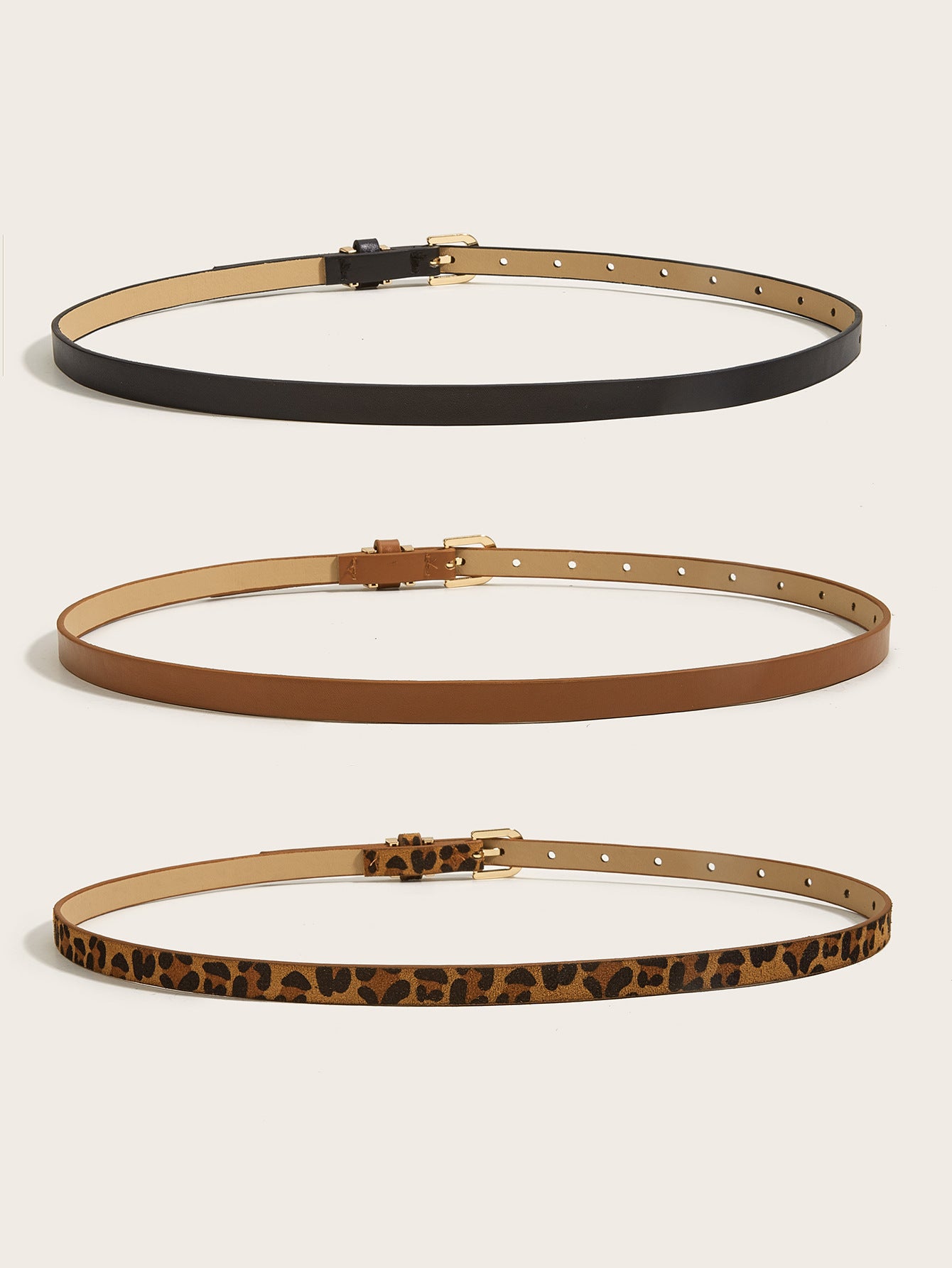 Retro Thin All-match Pin Buckle Small Belt