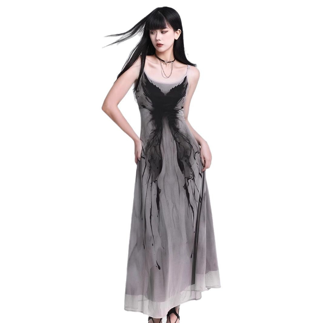 Women's Suspender Dress Cold Niche